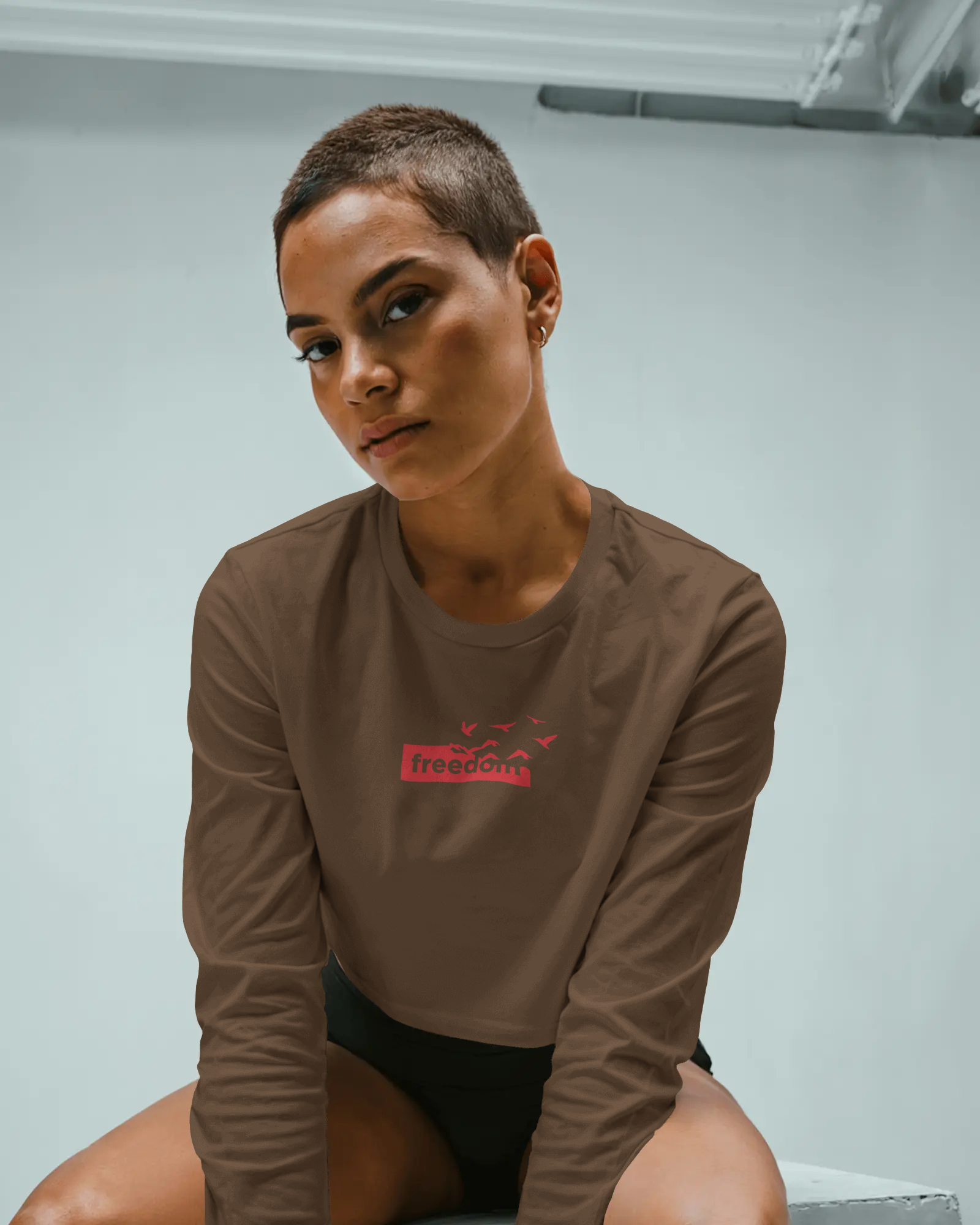 crop top full sleeve