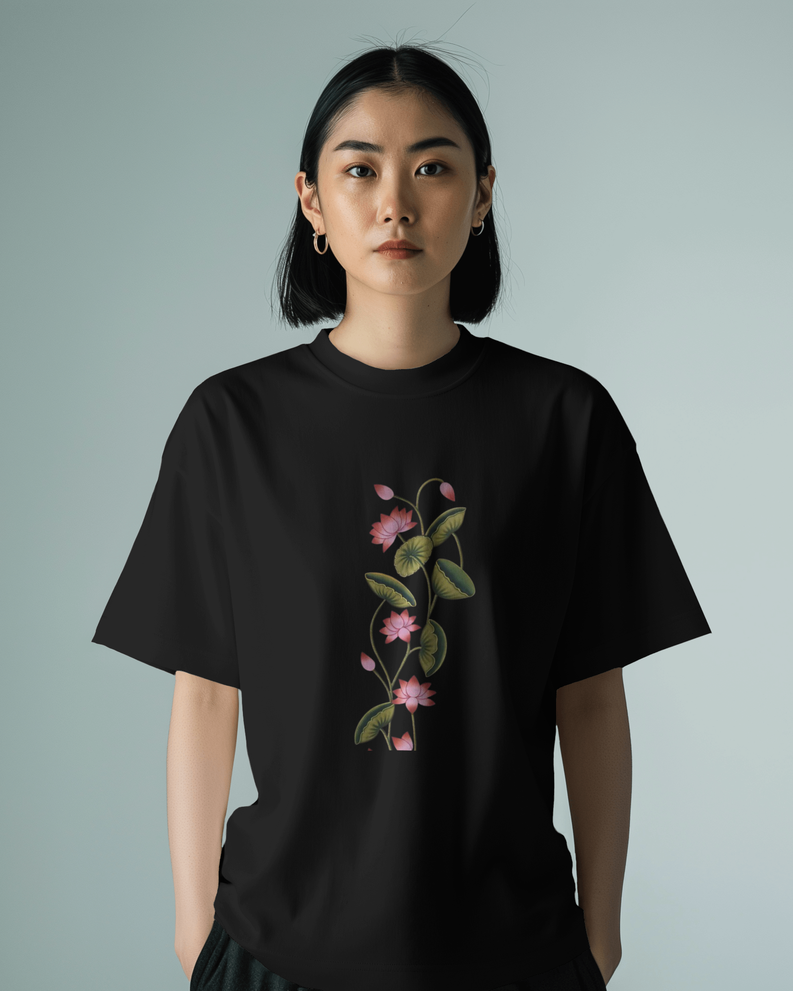 Onam lotus T shirt