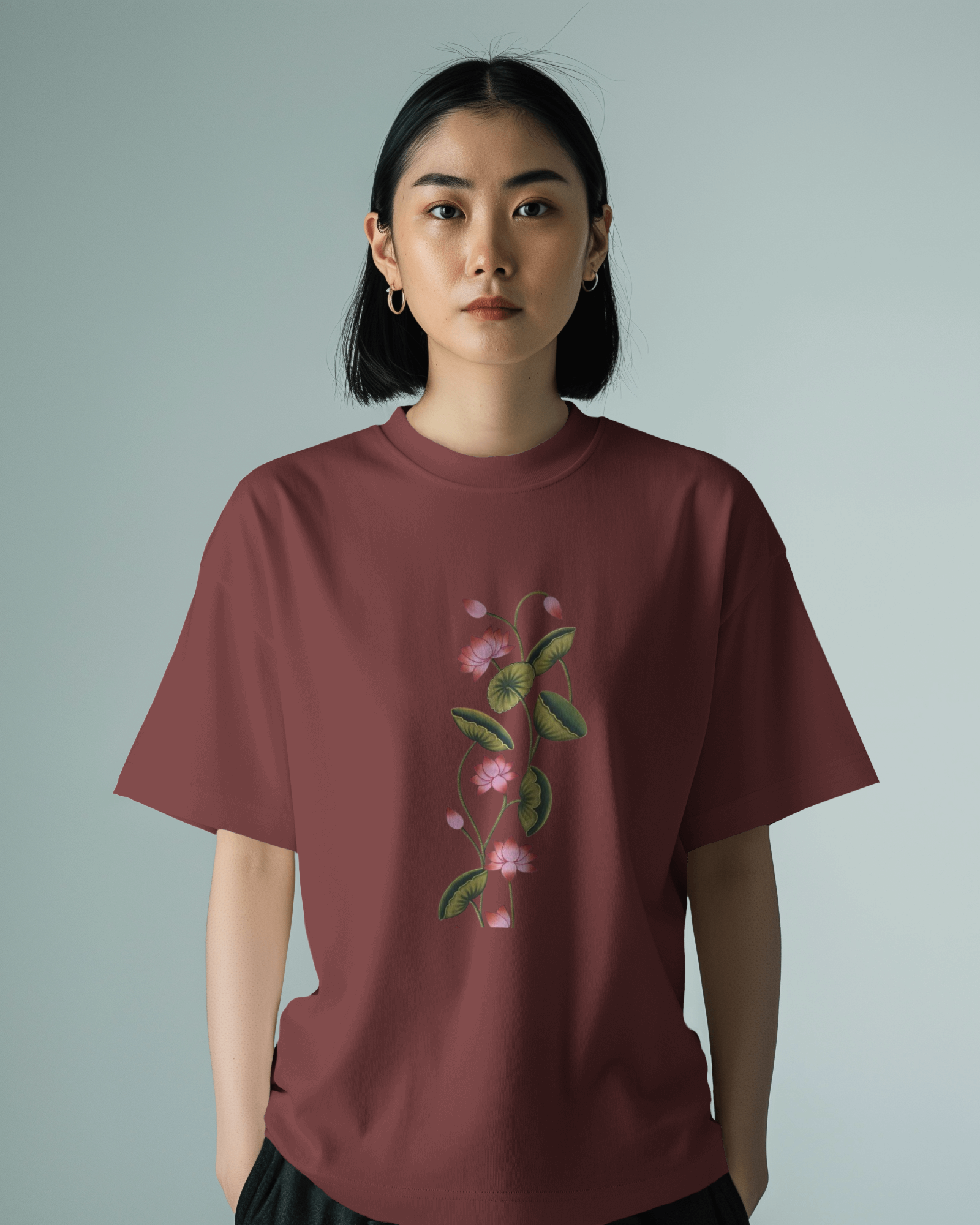 Onam lotus T shirt
